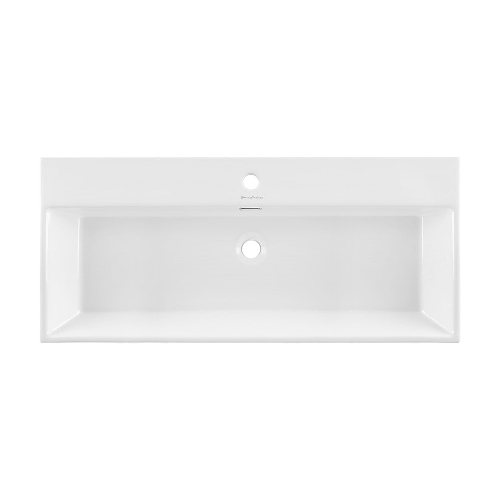 Claire 40" Rectangle Wall-Mount Bathroom Sink