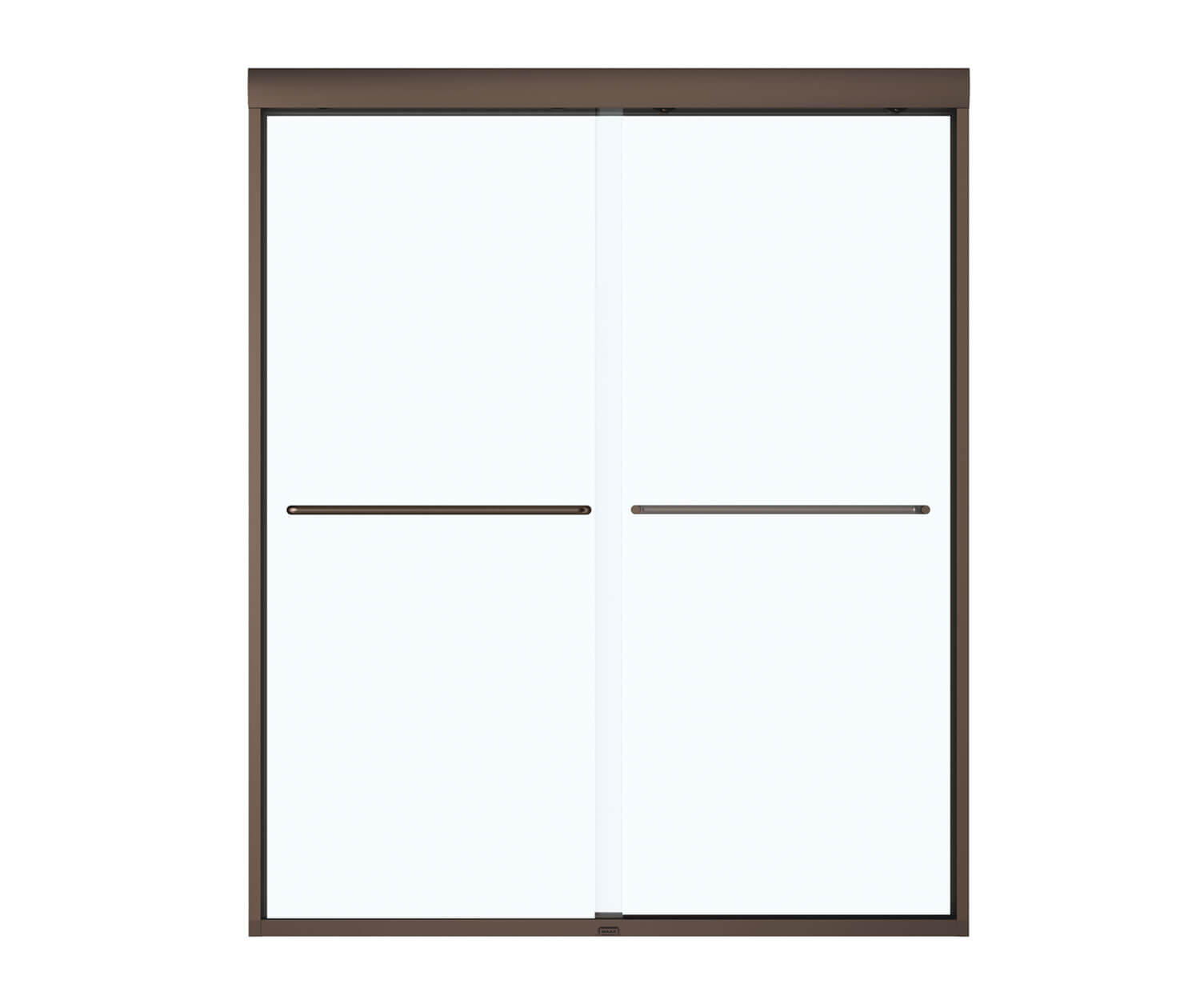 MAAX 134665-900-172-000 Kameleon SC 55-59 x 71 in. 6 mm Bypass Shower Door for Alcove Installation with Clear glass in Dark Bronze