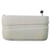 EAGO AM175-R 5' White Acrylic Corner Whirlpool Bathtub - Drain on Right