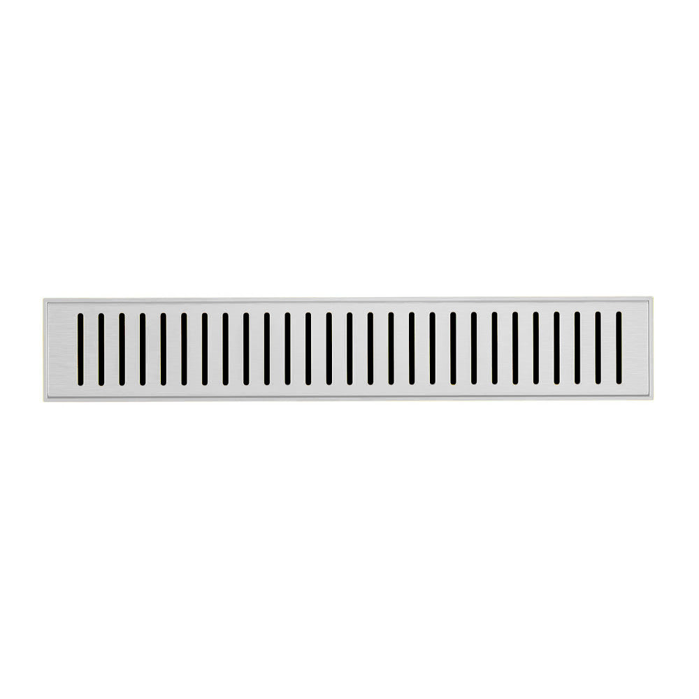 Voltaire 18" Stainless Steel Linear Shower Drain in Chrome