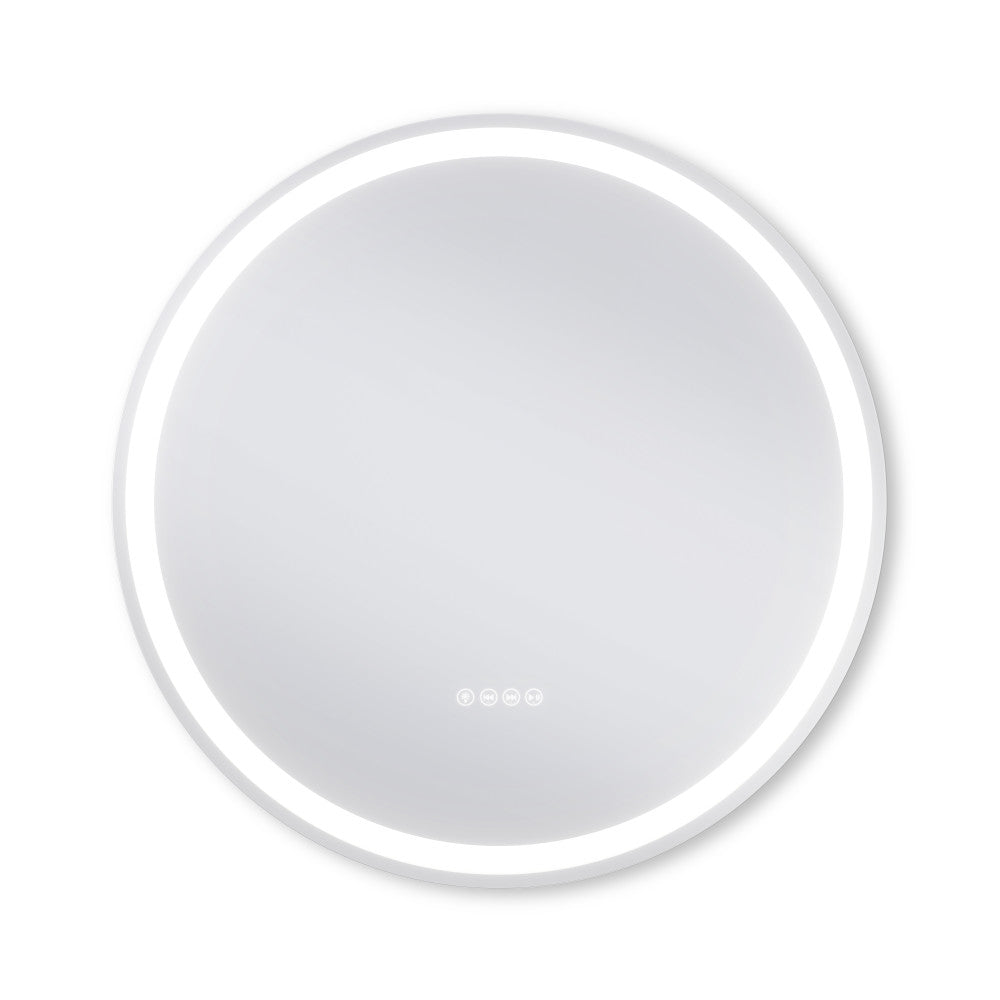 Monaco 32" Round LED Anti-Fog Smart Mirror with Bluetooth