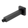 Black Matte 6" Square Ceiling Shower Arm