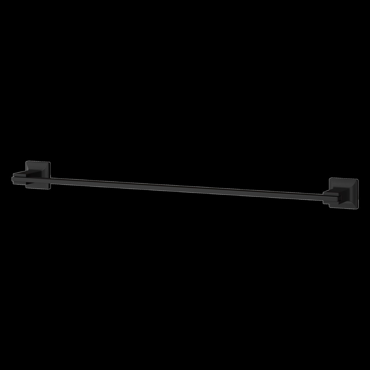 Verve 24 in. Towel Bar in Matte Black