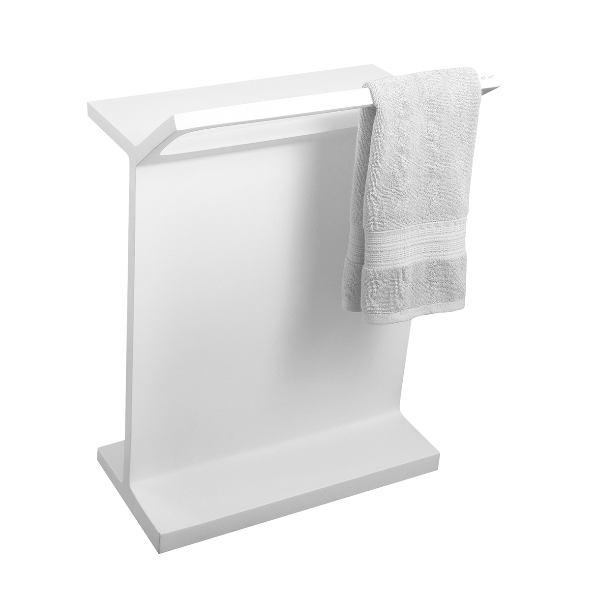 DAX Solid Surface Towel Hanger, 27", White DAX-AB-7461
