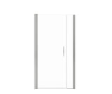 MAAX 138266-900-084-101 Manhattan 35-37 x 68 in. 6 mm Pivot Shower Door for Alcove Installation with Clear glass & Square Handle in Chrome
