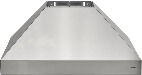 Coyote C1HOOD36 36" Outdoor Chimney Hood, Stainless Steel