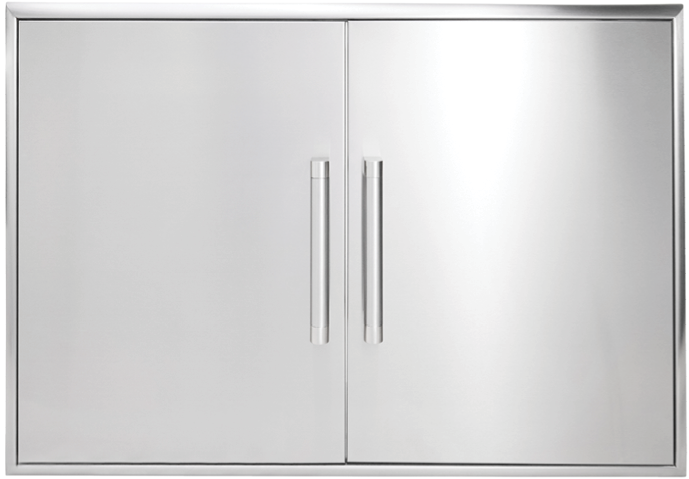 Coyote C3-DA2431 31" Double Access Door, Stainless Steel - image 3