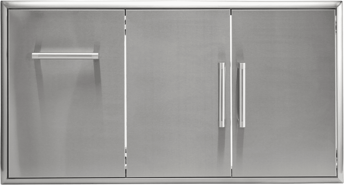 Coyote C3-CDPOD Combo Drawer - Pull out LP Tank and Double Door, Stainless Steel