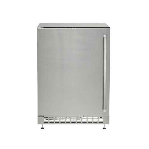 Coyote C124R-S 24" Outdoor Refrigerator, Reversible Hinge, Stainless Steel