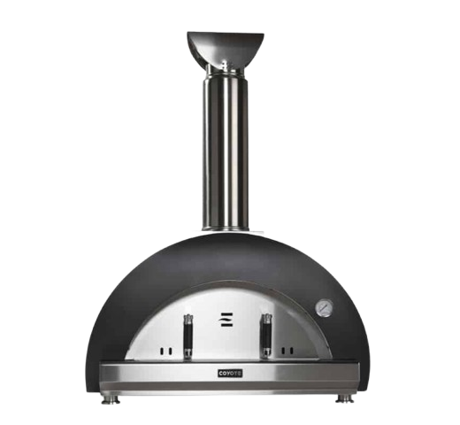 Coyote C1PZ40WMB 40" Duomo Wood Fired Outdoor Pizza Oven, Matte Black