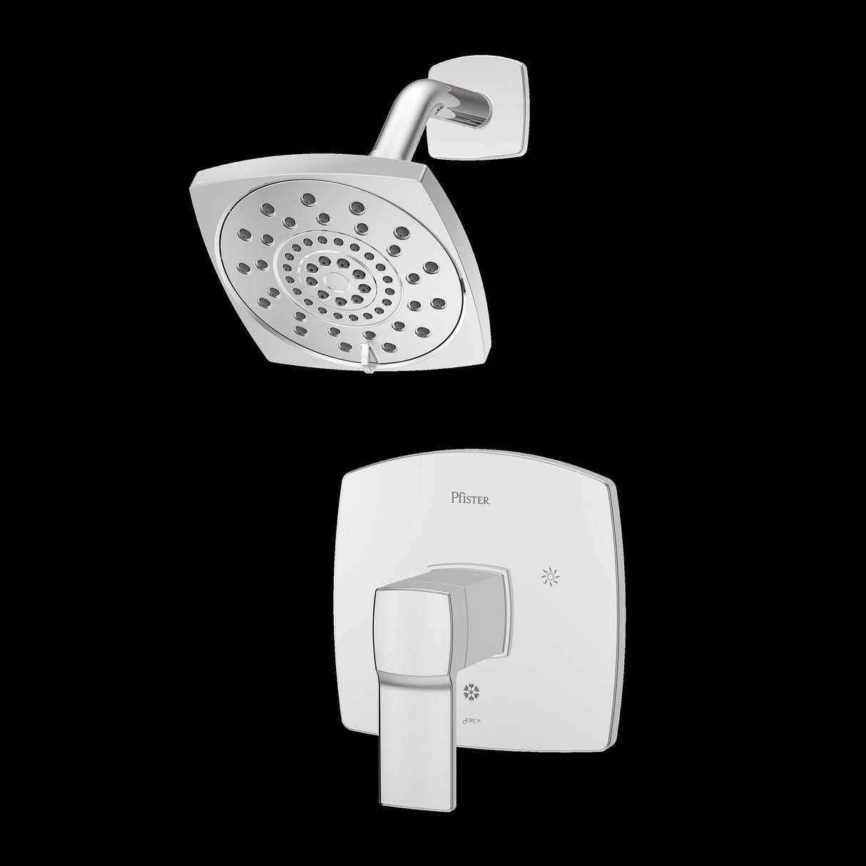 Deckard Shower Only Trim Kit in Polished Chrome