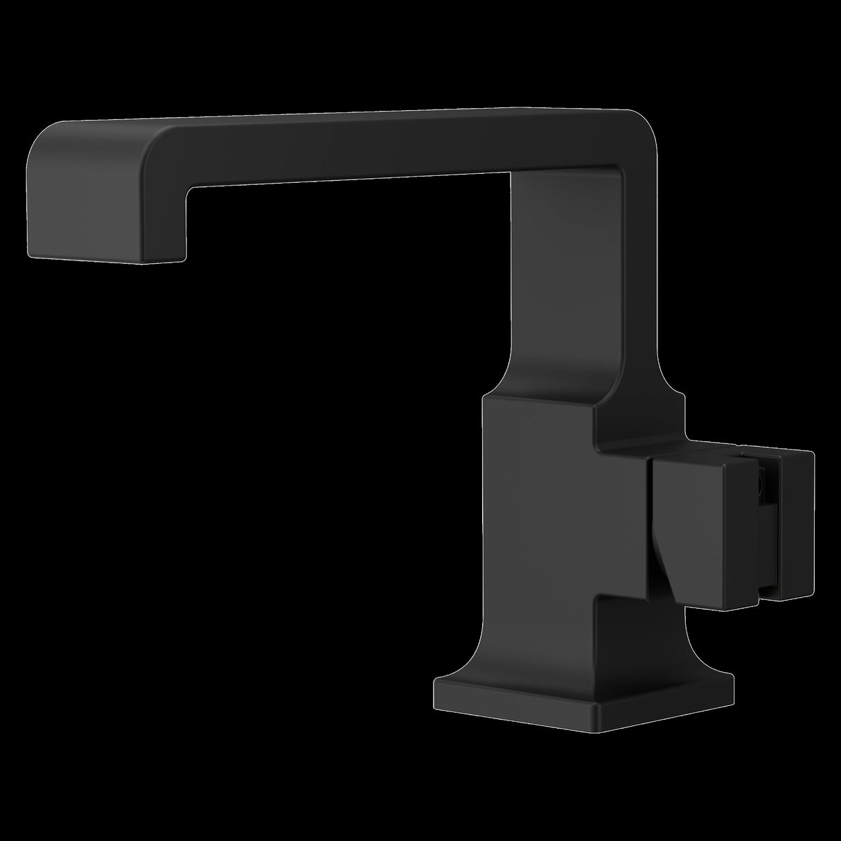 Verve Single Control Faucet without Handle in Matte Black