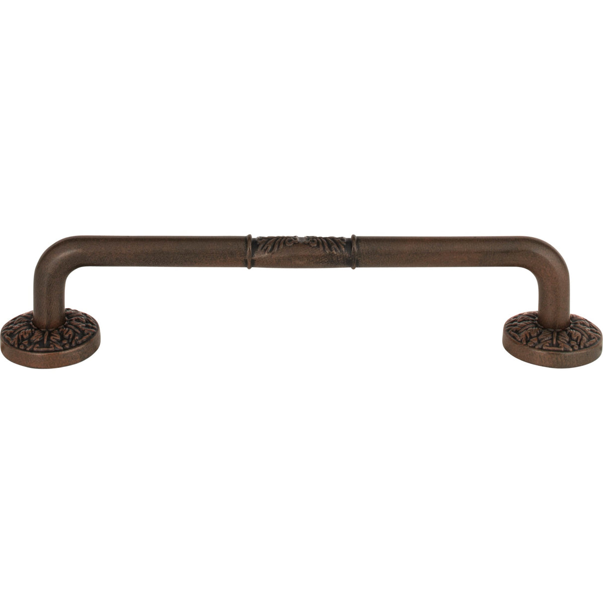 Atlas Homewares Hammered Medallion Pull 5 Inch (c-c) Rust