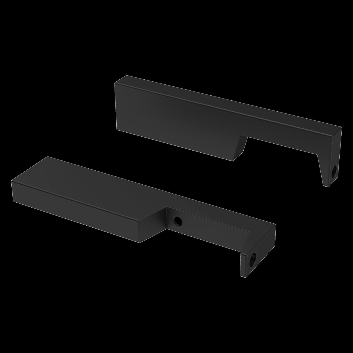 Verve Lever Handle Kit for Freestanding Tub Filler in Matte Black
