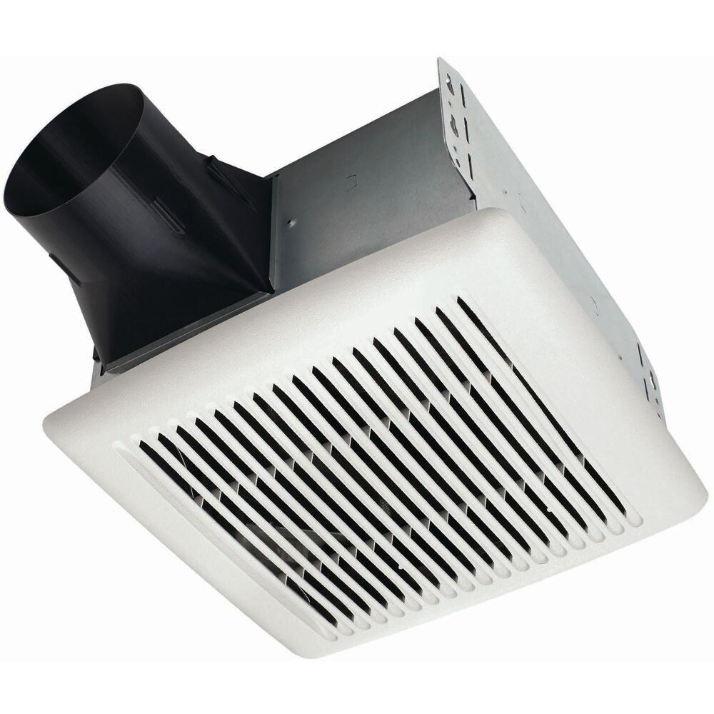 Broan AE110L InVent Single-Speed 100 CFM Energy Star Bathroom Fan With LED Light
