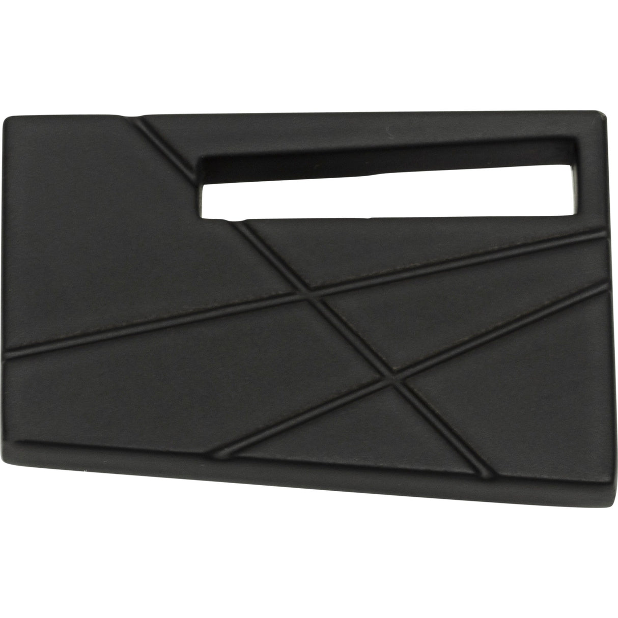 Atlas Homewares Modernist Right Knob 1 3/4 Inch Matte Black
