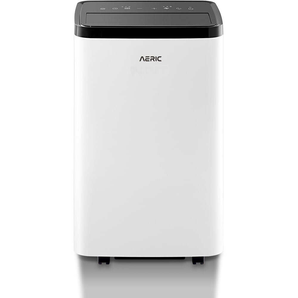 Aeric AERP101AW 10,000 BTU Portable AC, Remote, White/Blk, R32