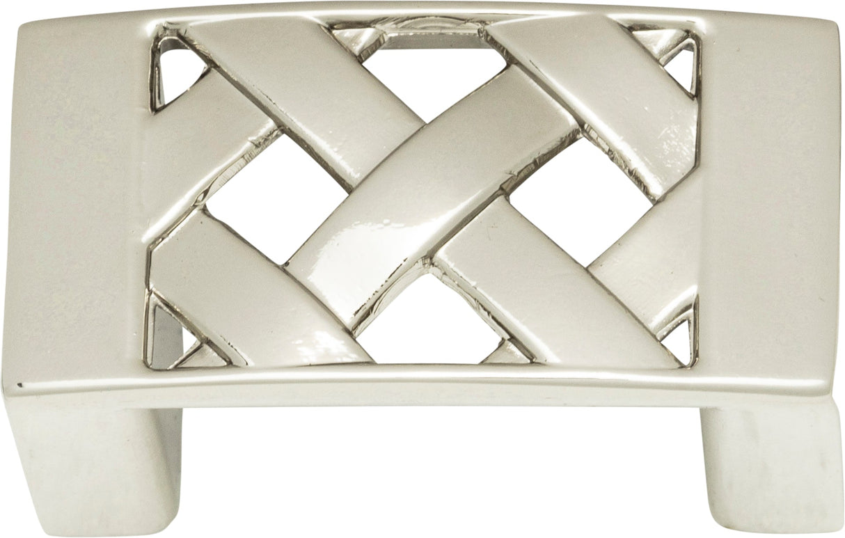 Atlas Homewares Lattice Knob 1 5/8 Inch Polished Nickel