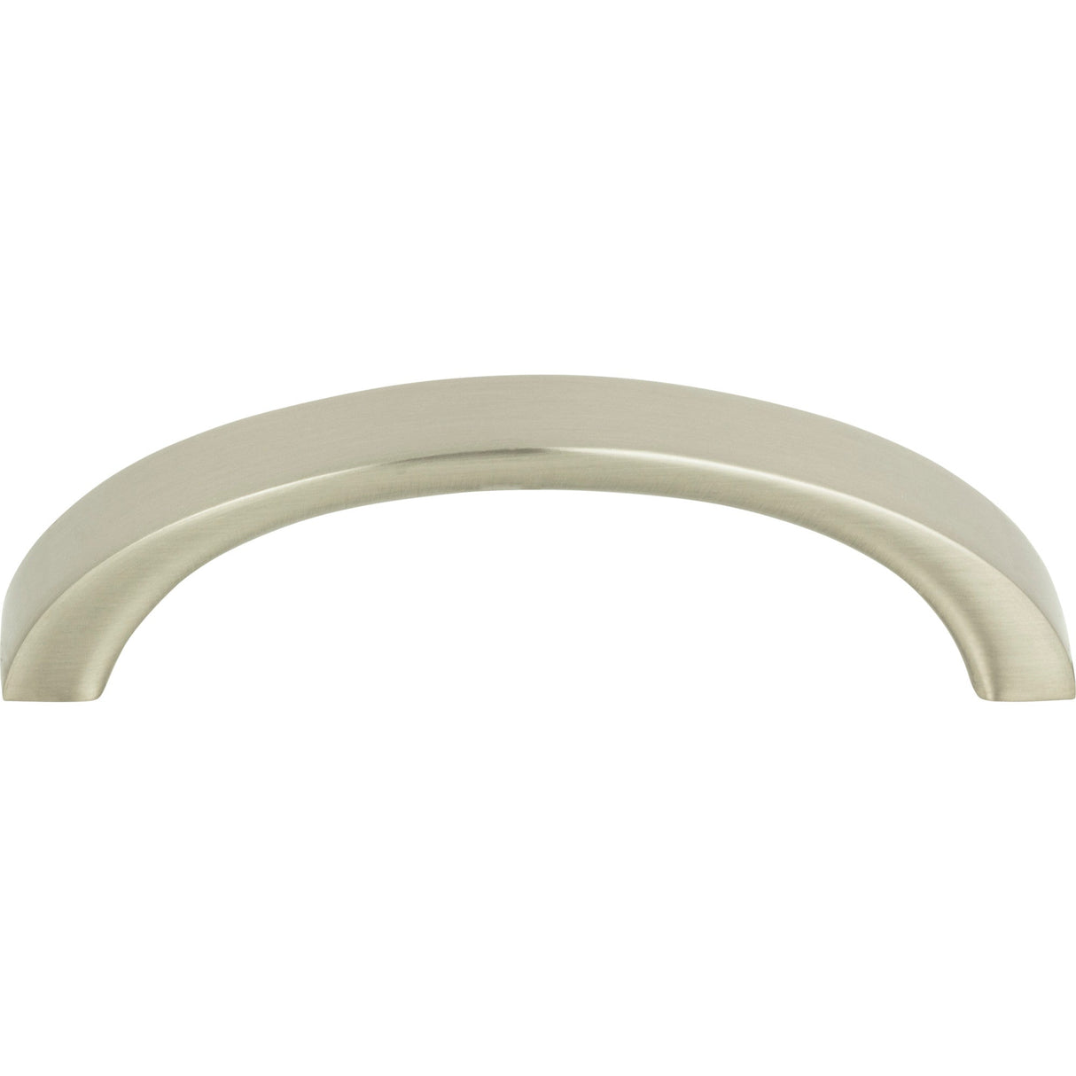 Atlas Homewares Tableau Curved Pull 2 1/2 Inch (c-c) Brushed Nickel