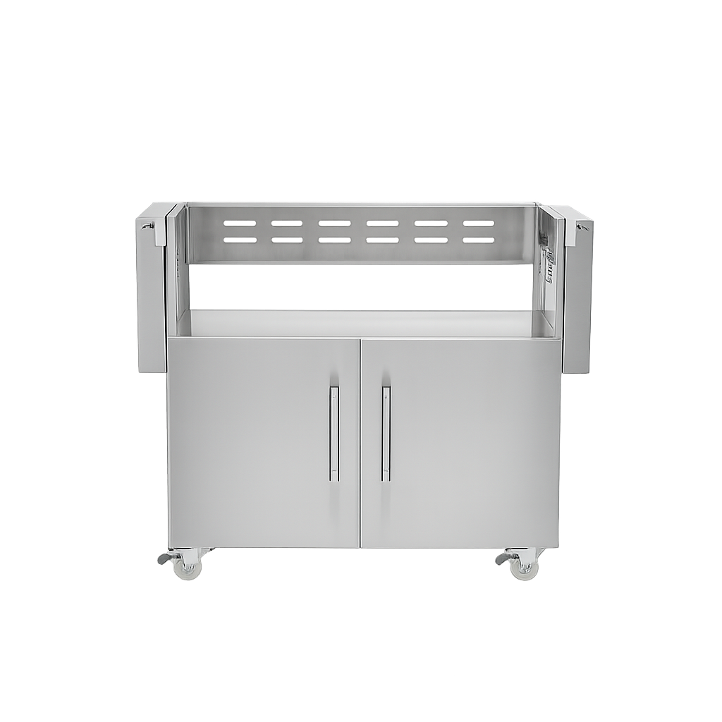 Coyote C3S42CT Cart for 42" CL or SL-Series Grill, Stainless Steel