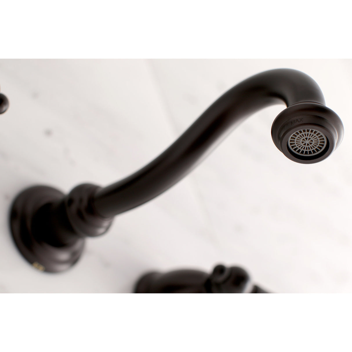 Kingston Brass KS3125AX Vintage 2-Handle Wall Mount Bathroom Faucet, Oil Rubbed Bronze