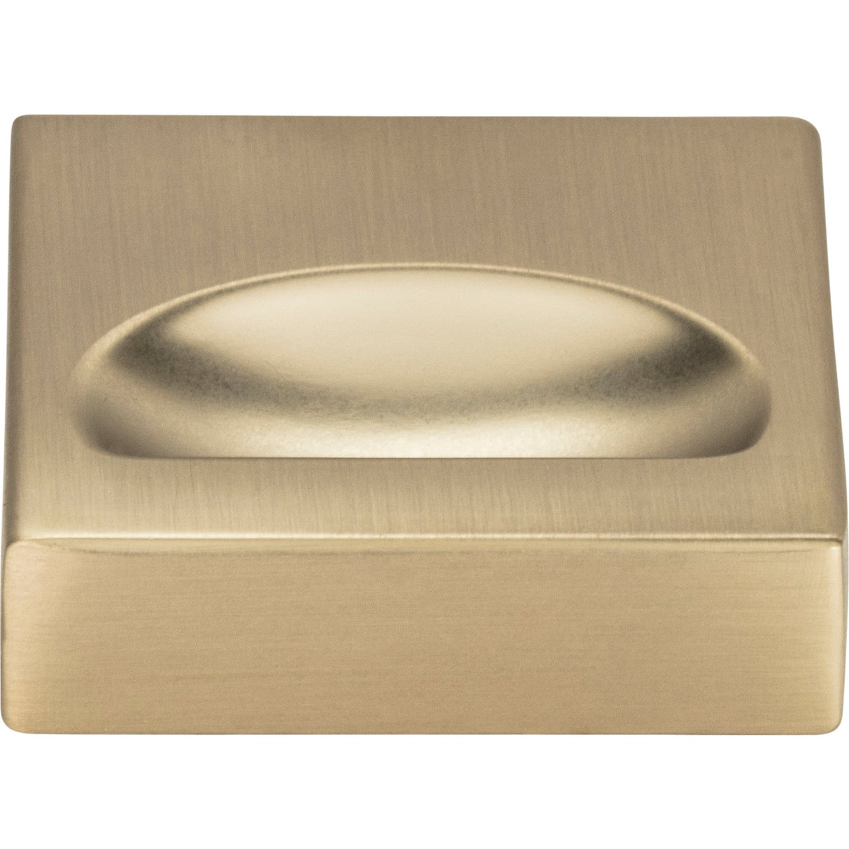 Atlas Homewares Thin Square Knob 1 1/4 Inch Champagne