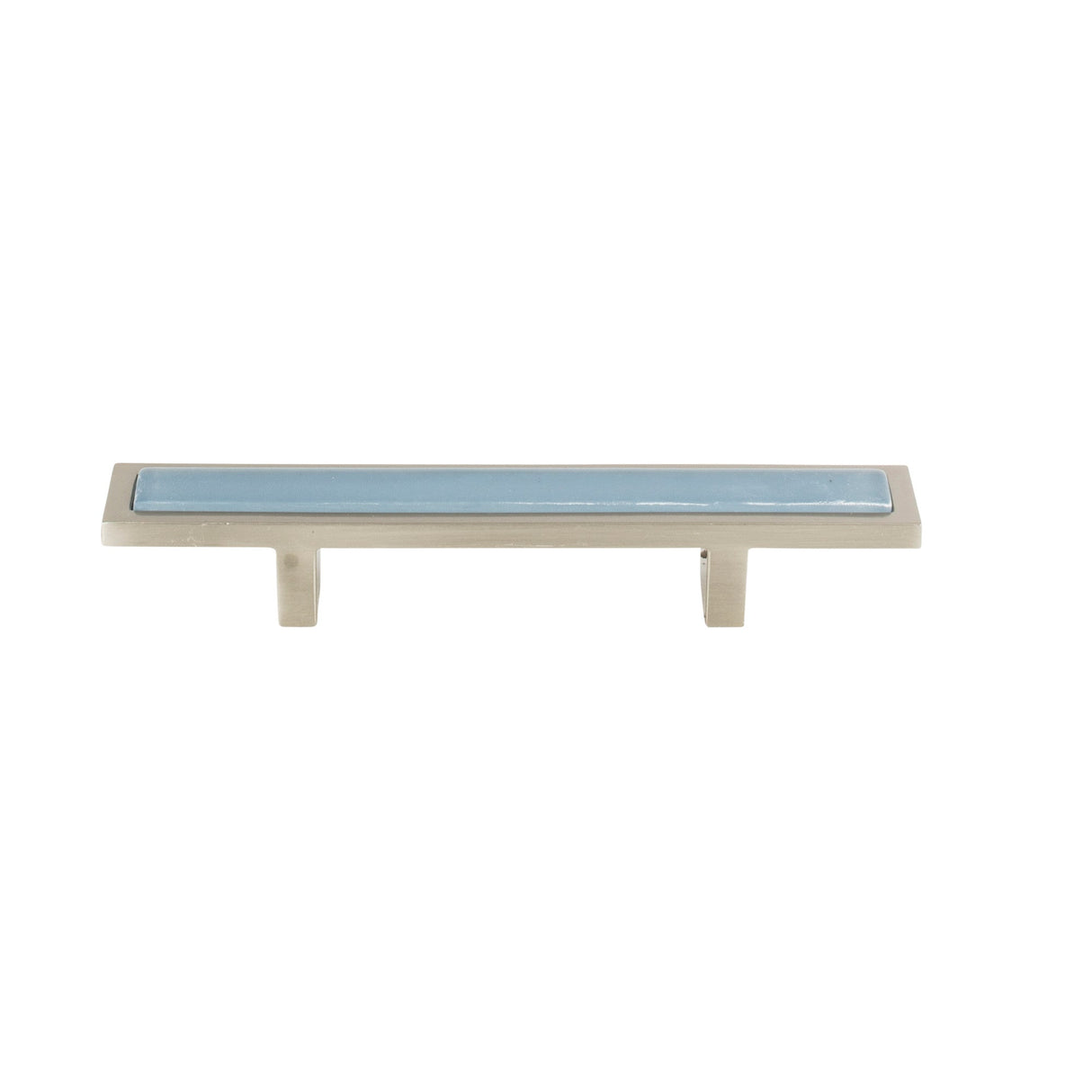 Atlas Homewares Spa Blue Pull 3 Inch (c-c) Brushed Nickel