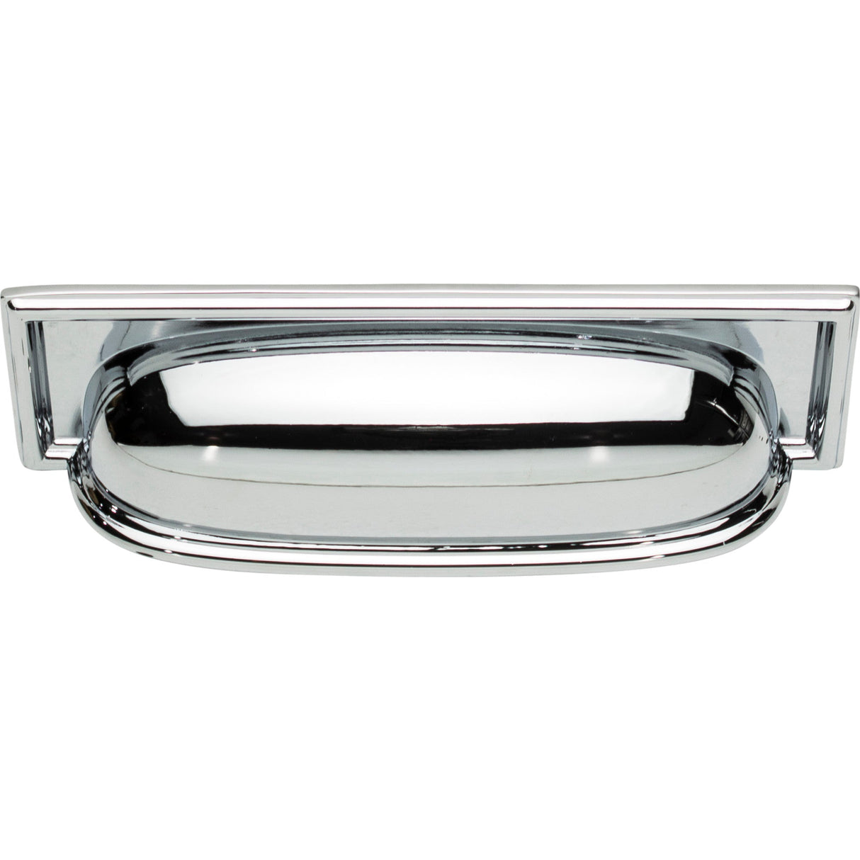 Atlas Homewares Campaign Rope Cup Pull 3 3/4 Inch (c-c) Polished Chrome