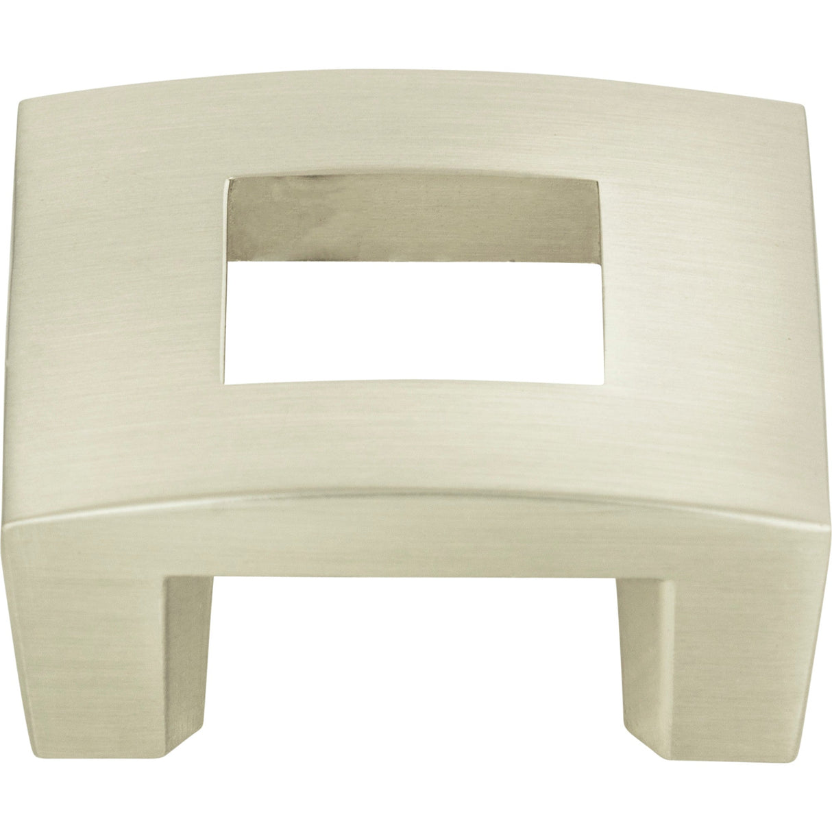 Atlas Homewares Centinel Square Knob 1 1/4 Inch (c-c) Brushed Nickel