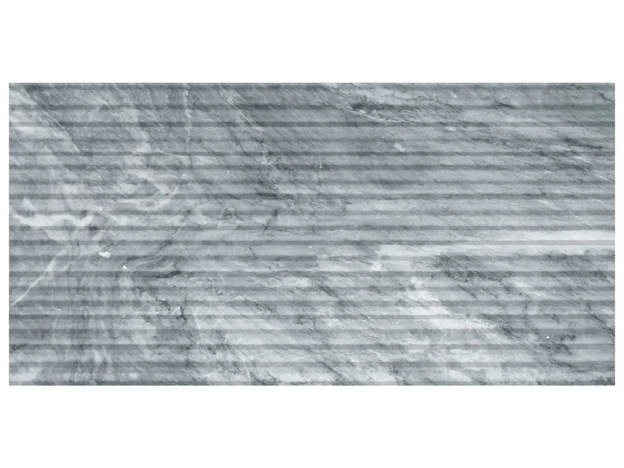 Anatolia Tile 12X24 Aqua Intenso Curva Honed Marble Tile 5000-0648-0 Aqua Intenso Curva 12x24 - premium natural stone mosaic tile from Anatolia Tile, available at PoshHaus showroom in Keene, NH