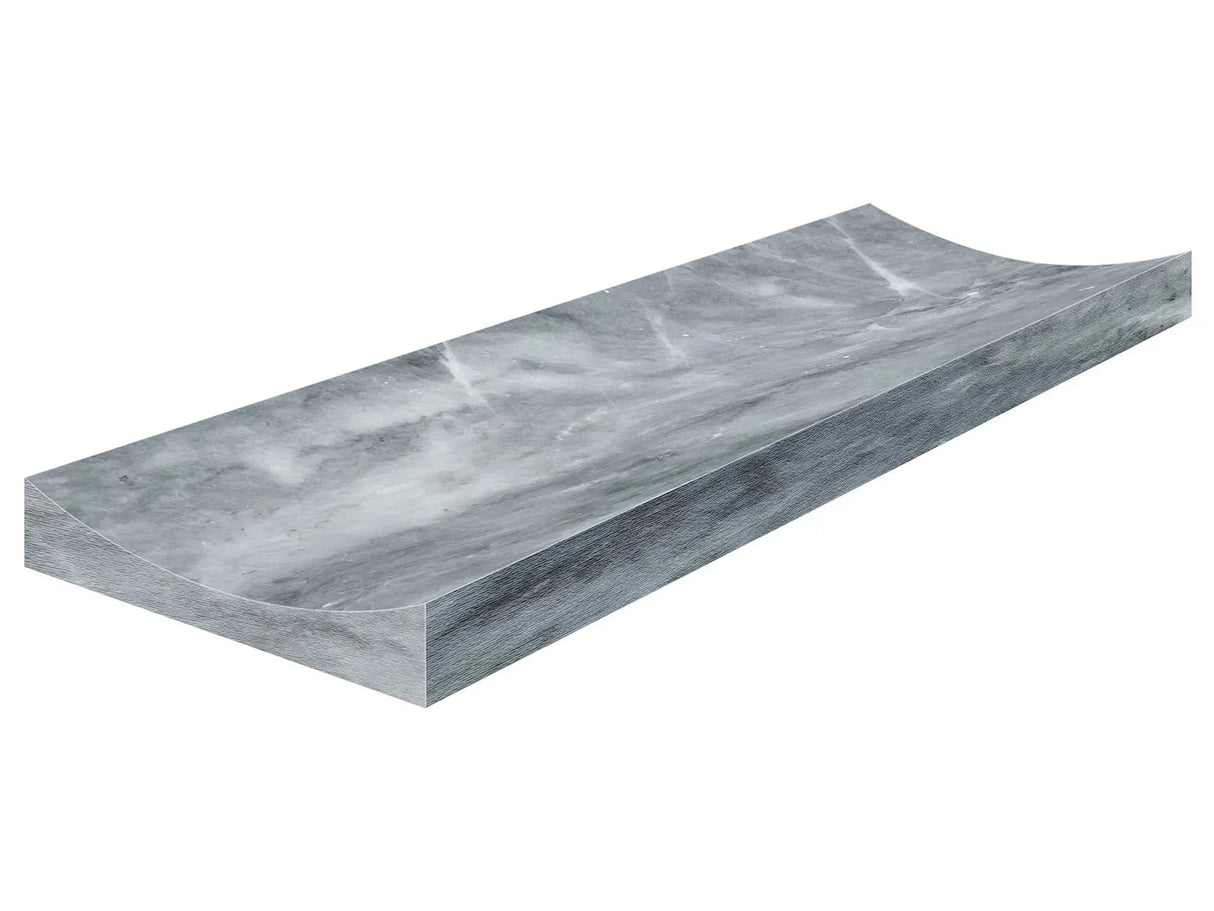 Anatolia Tile 4X12 Aqua Intenso Fluto Honed Marble Tile 5000-0649-0 Aqua Intenso Fluto - premium natural stone mosaic tile from Anatolia Tile, available at PoshHaus showroom in Keene, NH