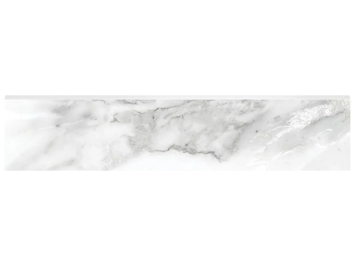 Anatolia Tile 3X12 Bn La Marca Arabescato Honed & Rectified Bullnose 4502-0290-0 Arabescato 3x12 Honed - premium natural stone mosaic tile from Anatolia Tile, available at PoshHaus showroom in Keene, NH