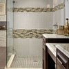 Venetian cafe 12X12 glass mesh mounted mosaic tile SMOT-GLSGGBRK-VC8MM product shot multiple tiles angle view