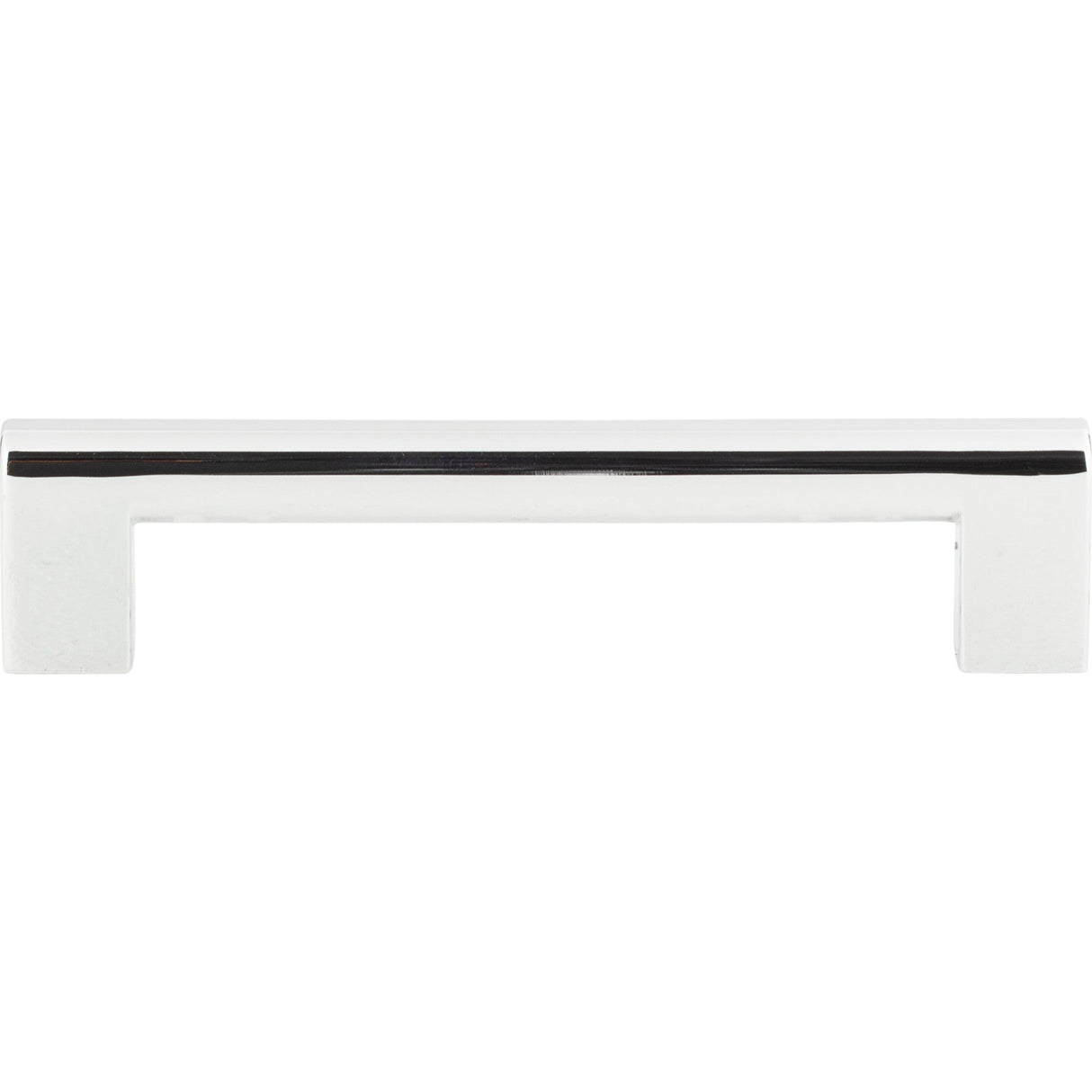 Atlas Homewares Round Rail Pull 5 1/16 Inch (c-c) Polished Chrome
