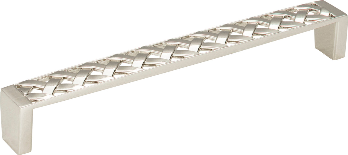 Atlas Homewares Lattice Pull 6 5/16 Inch (c-c) Polished Nickel