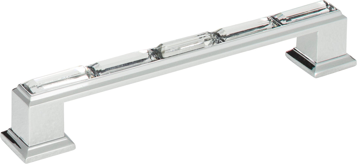 Atlas Homewares Legacy Crystal Pull 5 1/16 Inch (c-c) Polished Chrome