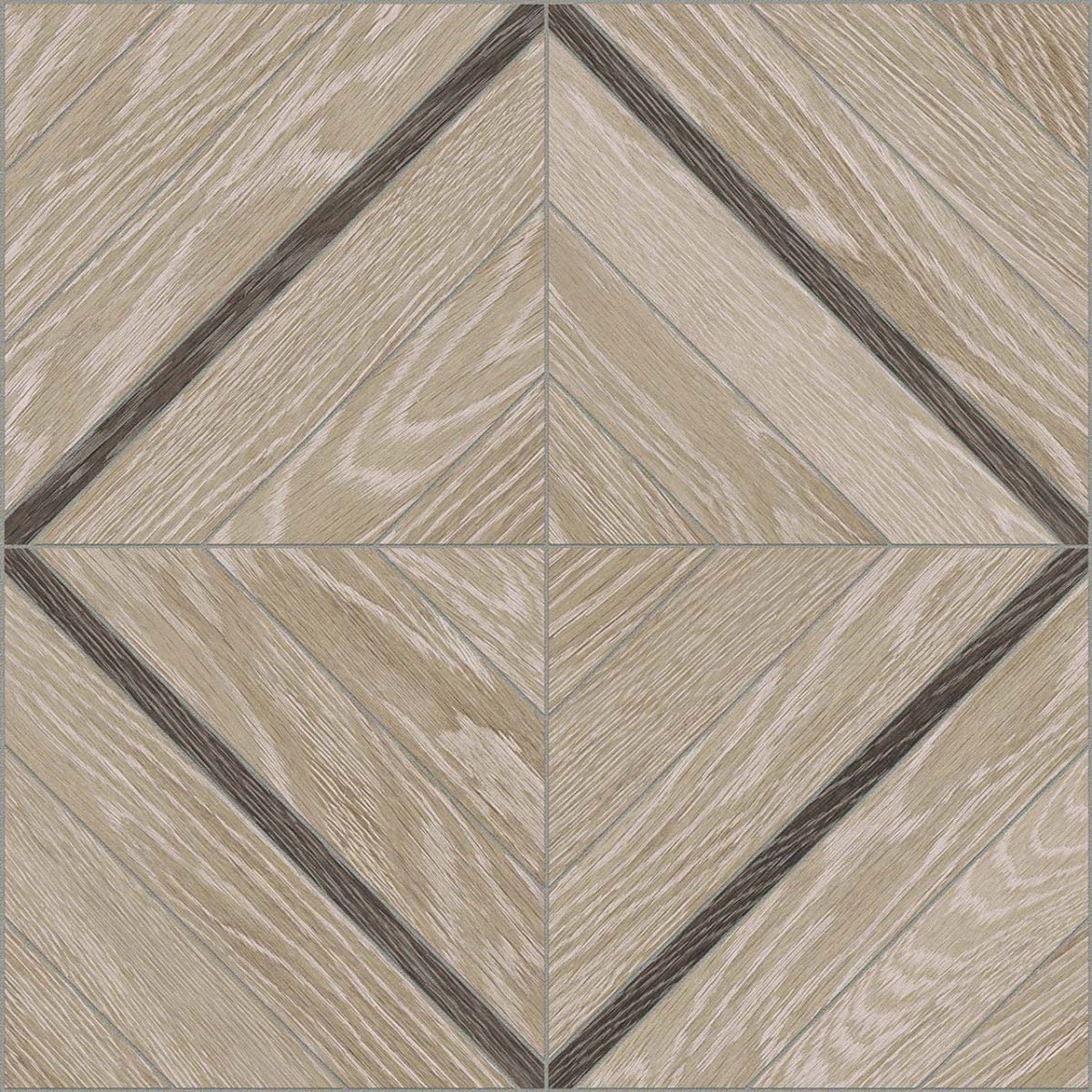 Anatolia Tile 16X16 Aspen Paper Birch Marquetry Matte Porcelain Mosaics. 1 Sheet = 1.69 Sq. Ft. 4501-0019-1 Paper Birch Marquetry - premium natural stone mosaic tile from Anatolia Tile, available at PoshHaus showroom in Keene, NH
