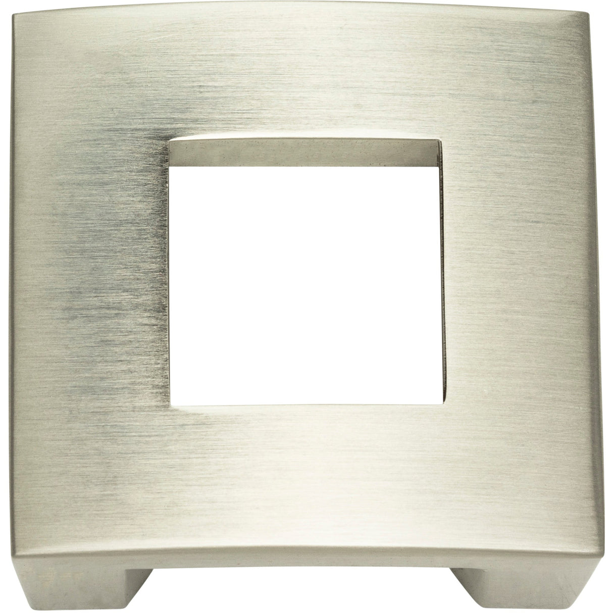 Atlas Homewares Centinel Square Knob 1 1/4 Inch (c-c) Brushed Nickel