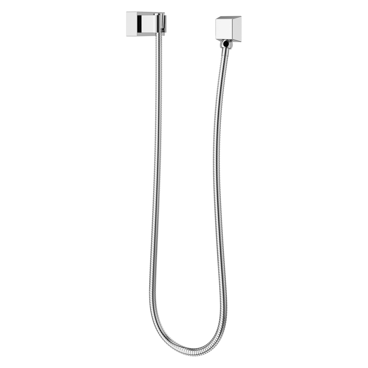 Modern Square 3-Piece Handheld Shower Kit with 60 in. Hose in Polished Chrome