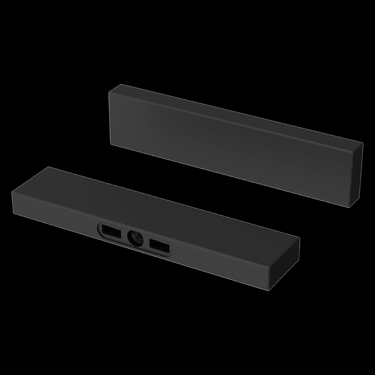 Verve T Handle Kit for Widespread and Roman Tub in Matte Black
