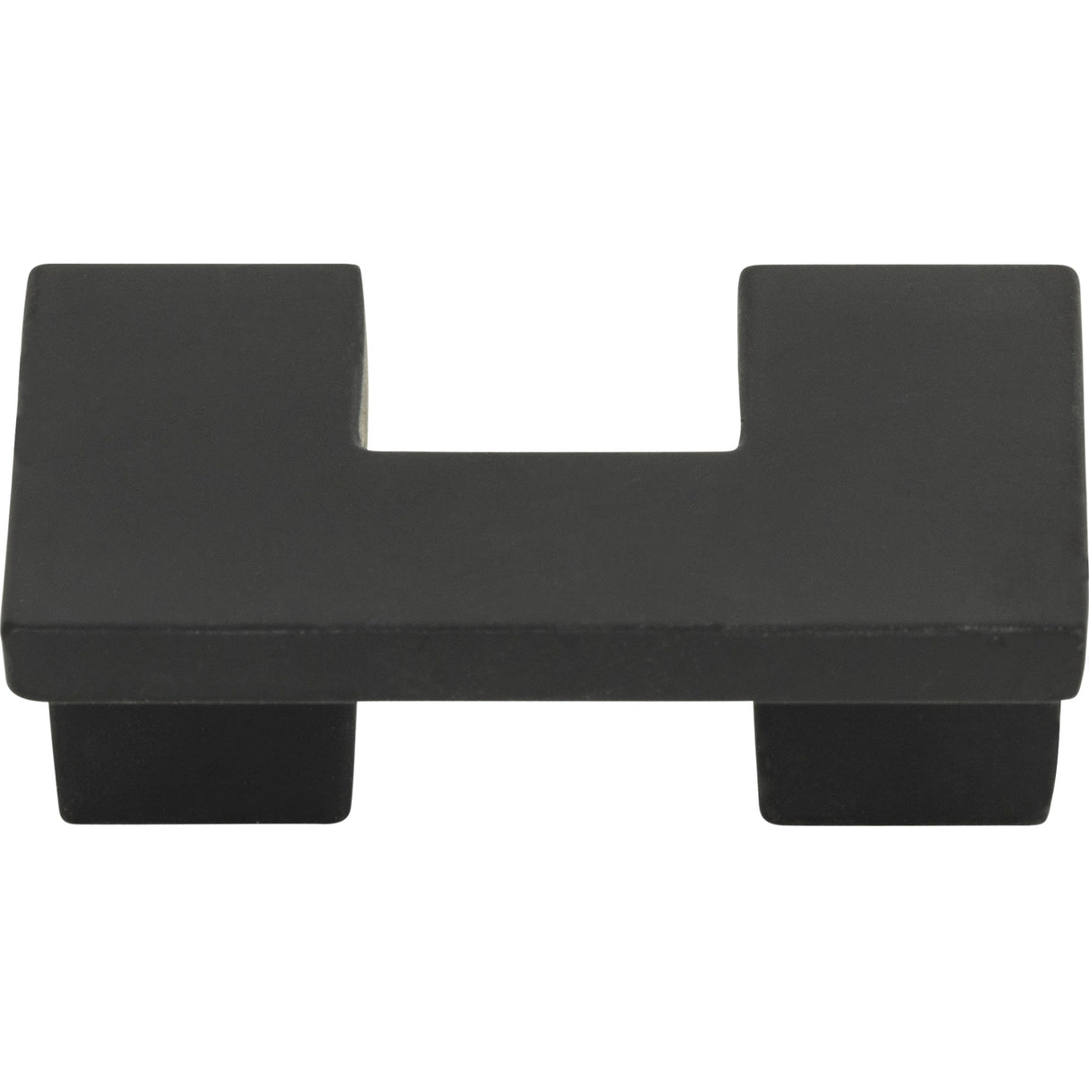 Atlas Homewares U Turn Knob 1 1/4 Inch (c-c) Matte Black