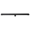 ALFI brand 36" Black Matte Stainless Steel Linear Shower Drain with Groove Holes