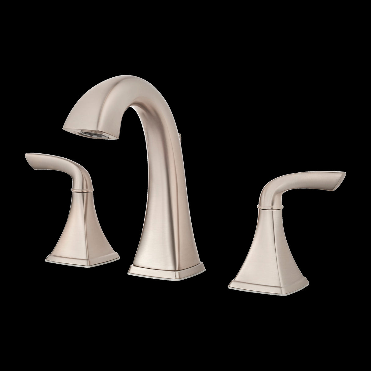 Bronson 2-Handle 8" Widespread Bathroom Faucet in Brushed Nickel