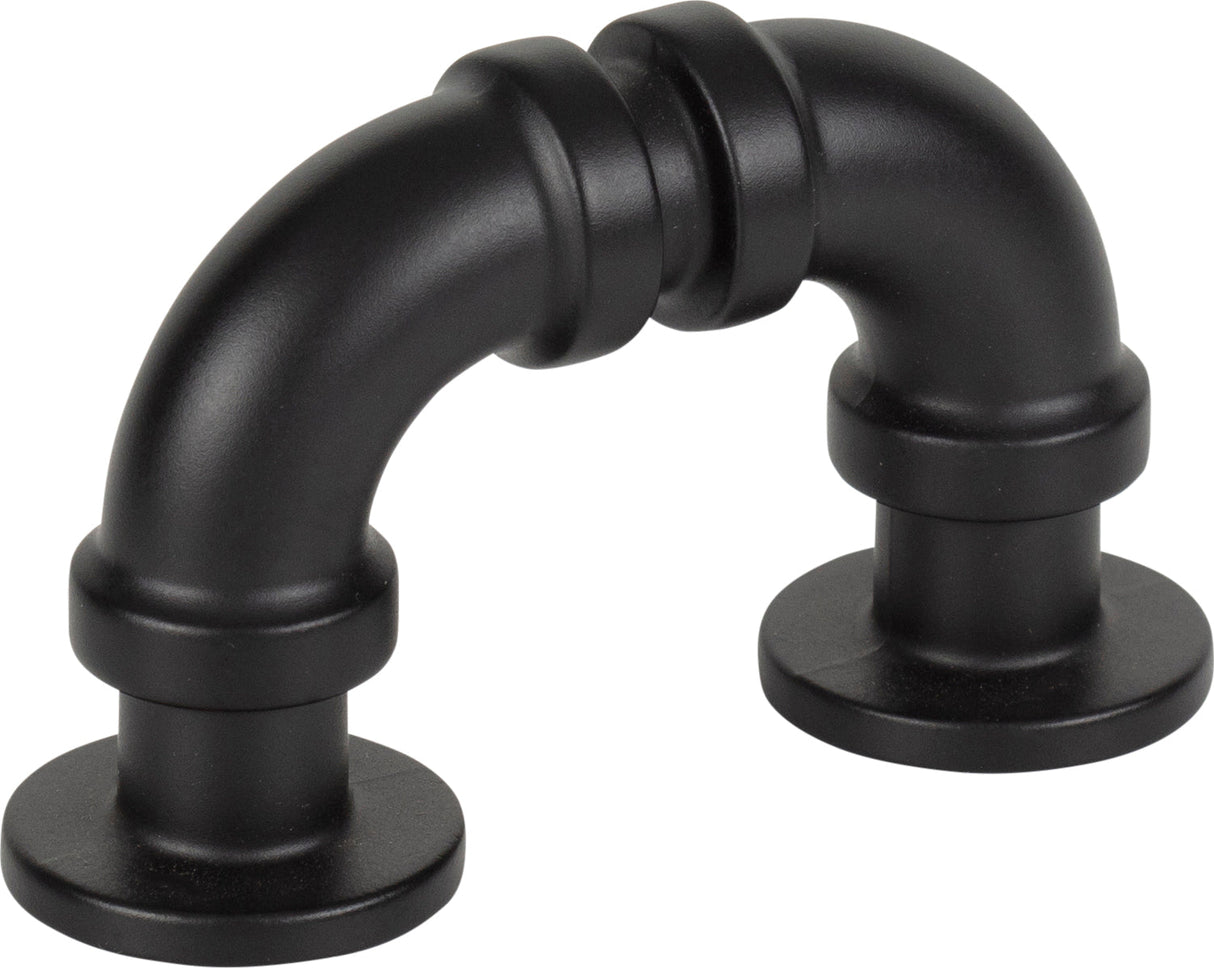 Atlas Homewares Steam Punk Finger Pull 1 5/16 Inch (c-c) Matte Black