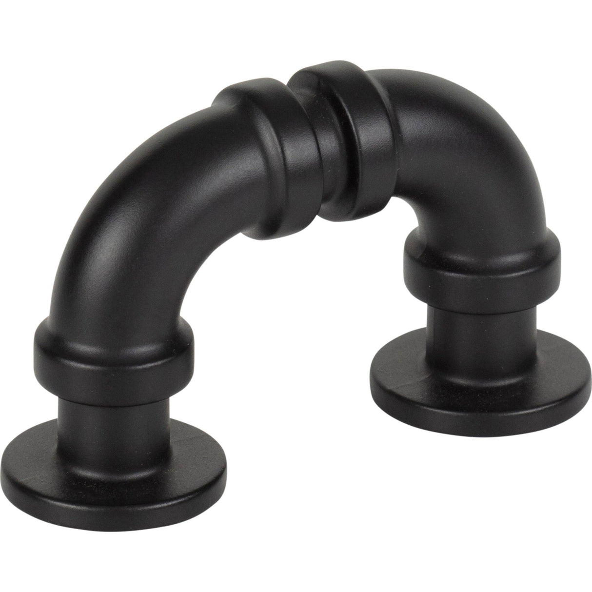 Atlas Homewares Steam Punk Finger Pull 1 5/16 Inch (c-c) Matte Black