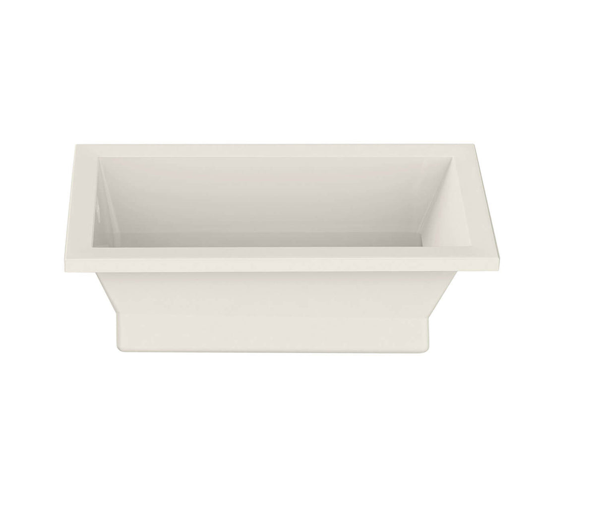 MAAX 102786-056-007 Aiiki 7236 Acrylic Drop-in End Drain Combined Hydrofeel & Aerofeel Bathtub in Biscuit