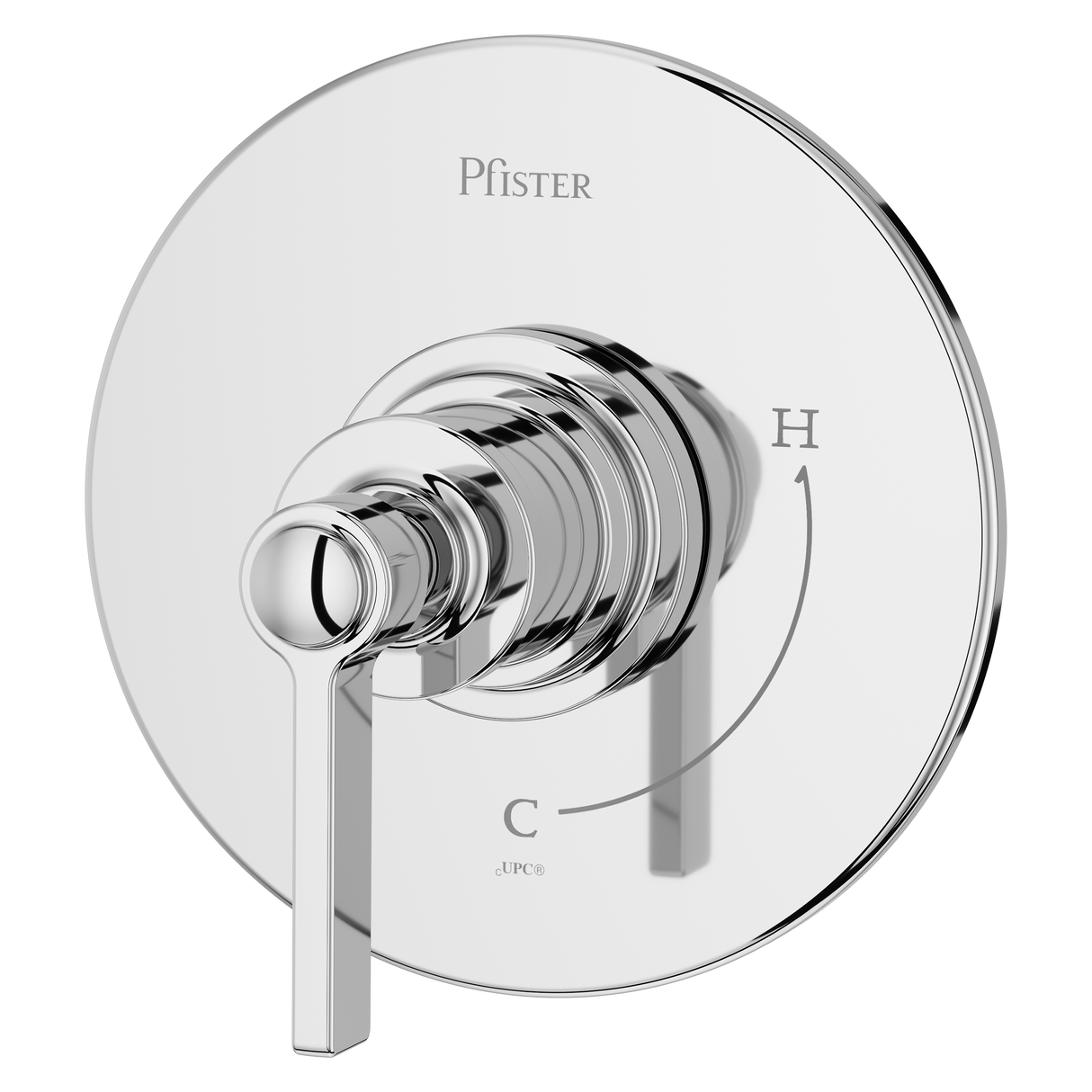Winter Park Shower Flange Only Trim in Polished Chrome