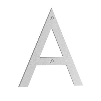 Smedbo Nordic House Letter A in Matt Grey