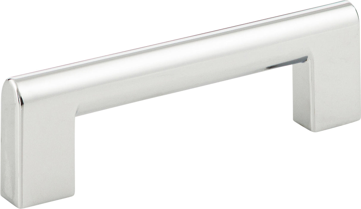 Atlas Homewares Round Rail Pull 3 3/4 Inch (c-c) Polished Chrome