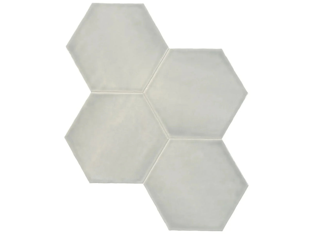 Anatolia Tile 6" Hex Teramoda Bamboo Glossy 4000-0260-0 Bamboo Hexagon - premium natural stone mosaic tile from Anatolia Tile, available at PoshHaus showroom in Keene, NH